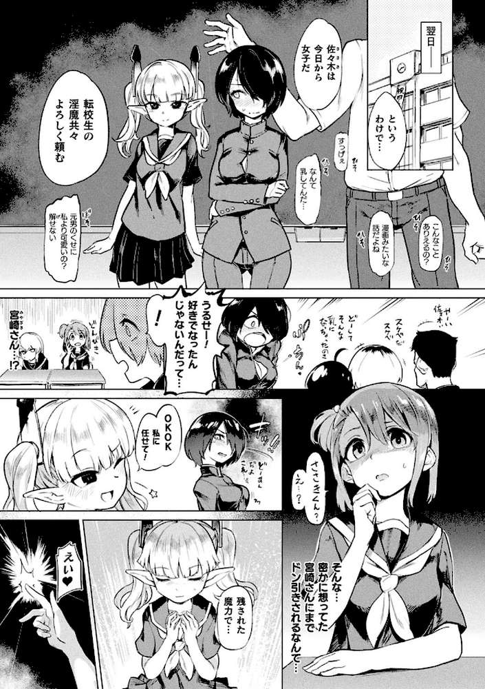 サキュバスちゃんと邪悪なふたなり元カノ軍団【電子書籍限定版イラストラフ集＆解説付き】