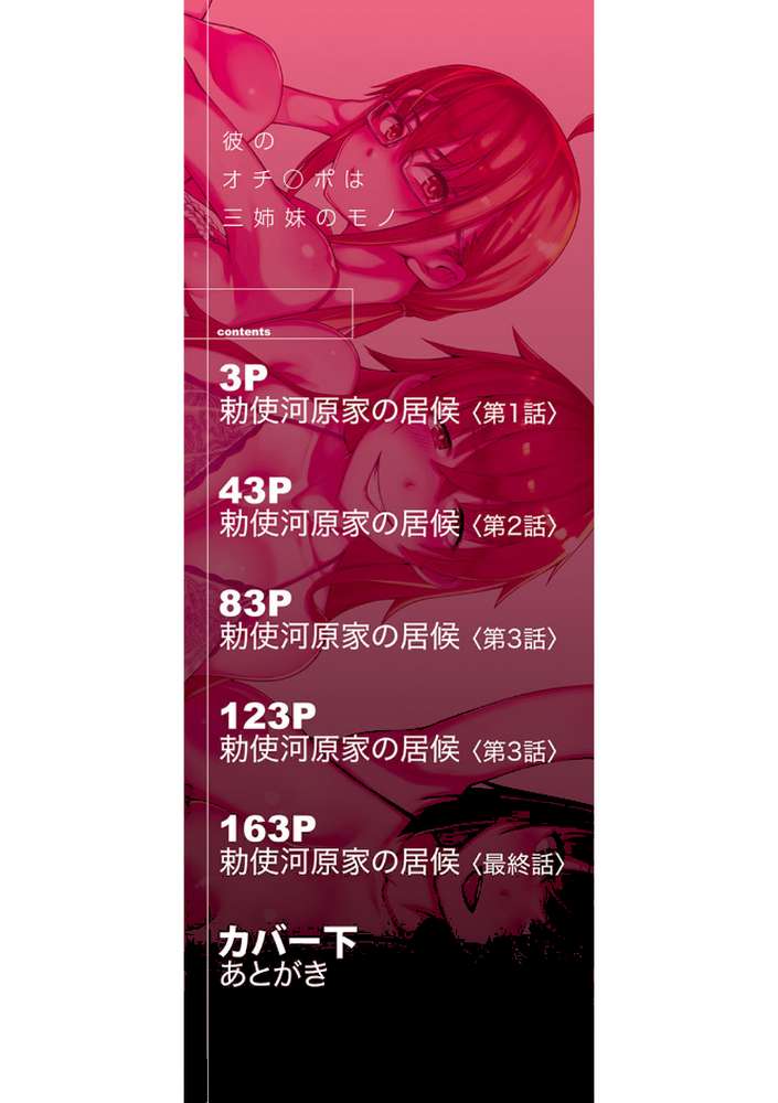 彼のオチ○ポは三姉妹のモノ【たらかん MUJIN編集部】 (p2)