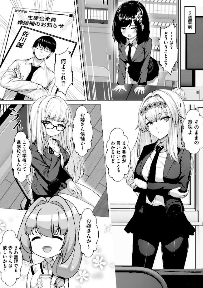 ナマハメ生徒会 〜女ばかりの学園で嫁候補全員とセックス〜【あ〜こ】 (p13)