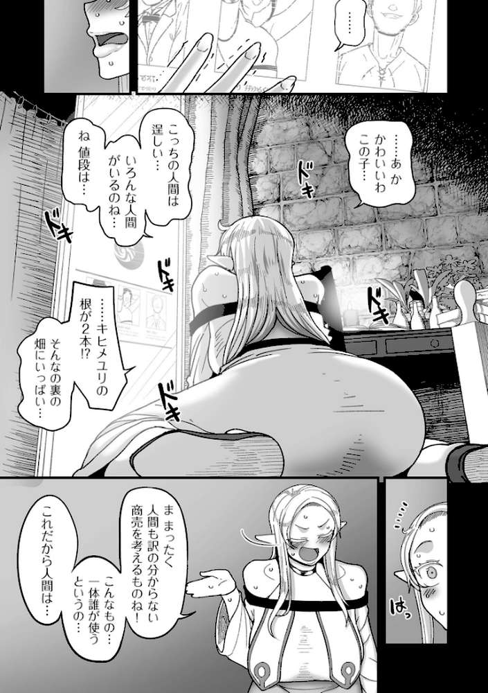 限界熟女エルフ専用! 男娼デリバリーサービス!!【電子特装版】【山本善々】 (p13)