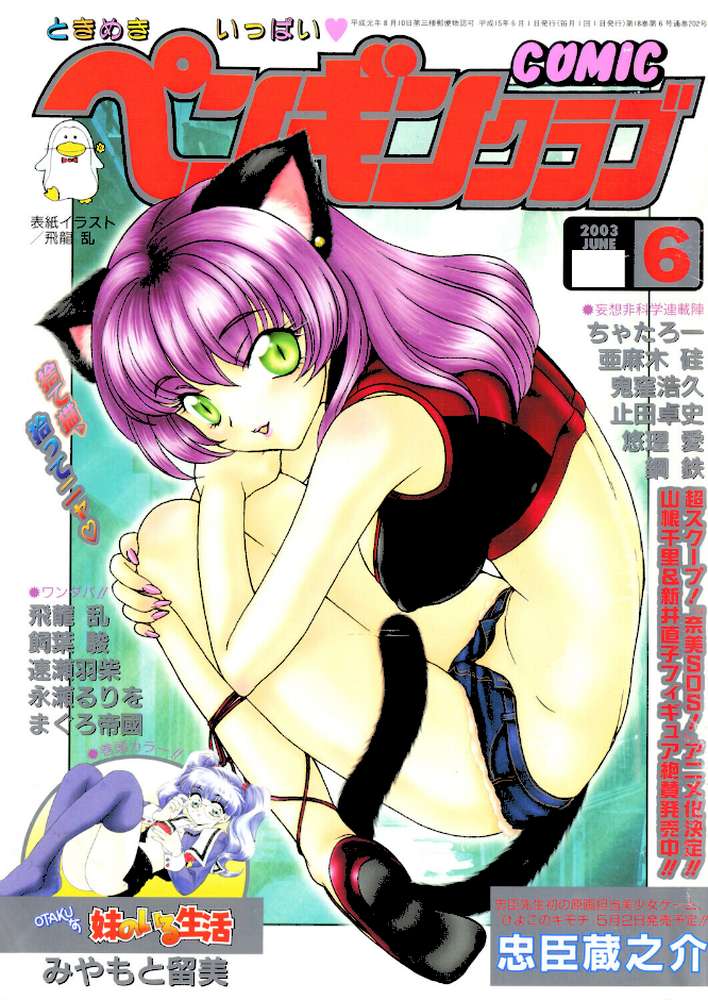 COMICペンギンクラブ2003年6月号【飛龍乱 みやもと留美 鬼窪浩久 飼葉駿 亜麻木硅 速瀬羽柴 止田卓史 永瀬るりを まぐろ帝國 悠理愛 忠臣蔵之介 ちゃたろー 鋼鉄】 (p1)