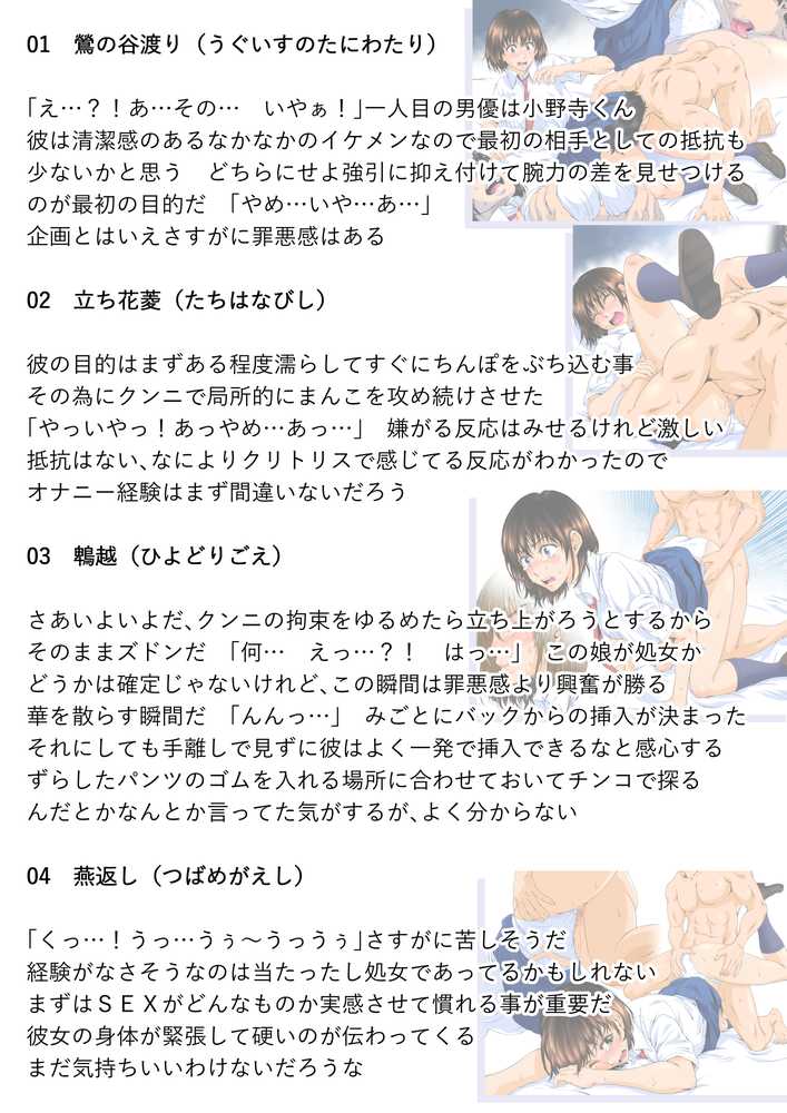 街で見つけた制服女子は48手で攻め落とせ！