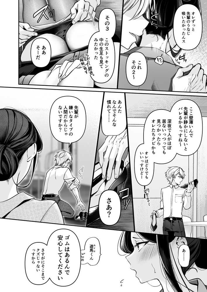 デカ女上司と元チャラ男の後輩くん #1【まろ茶庵】 (p23)