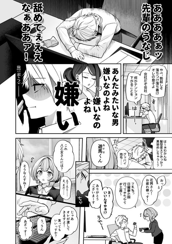 デカ女上司と元チャラ男の後輩くん #1【まろ茶庵】 (p9)