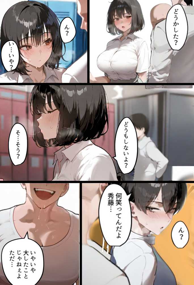 俺の爆乳競泳カノは大会裏で童貞坊主に筆下ろし強要され乳首イキから孕ませSEX漬けにされてた話 【寝取られ精液プール2】【寝取られるタマシギの一滴】 (p11)