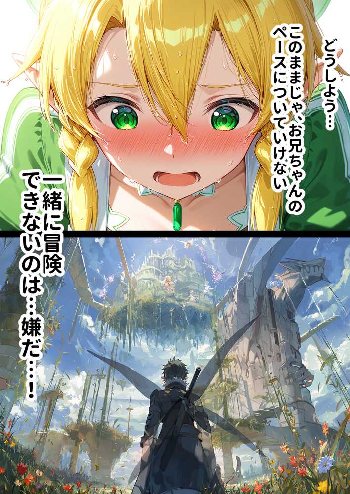 寝取られ堕ちるヒロイン SA〇 直葉 -無防備ま◯こをタダでヲタクが使わせて貰う話-