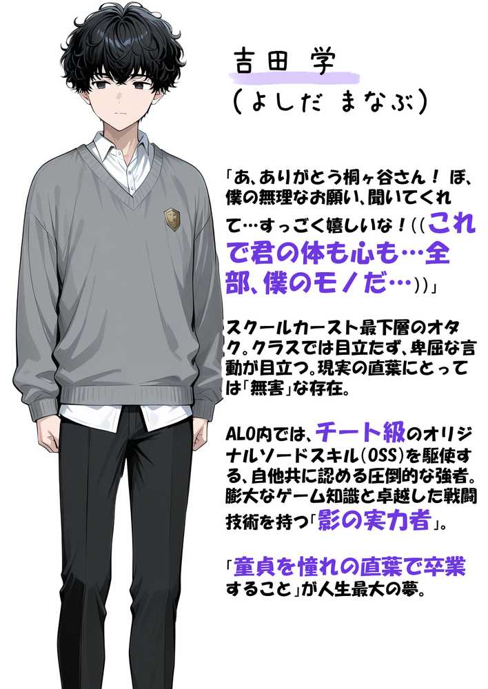 寝取られ堕ちるヒロイン SA〇 直葉 -無防備ま◯こをタダでヲタクが使わせて貰う話-