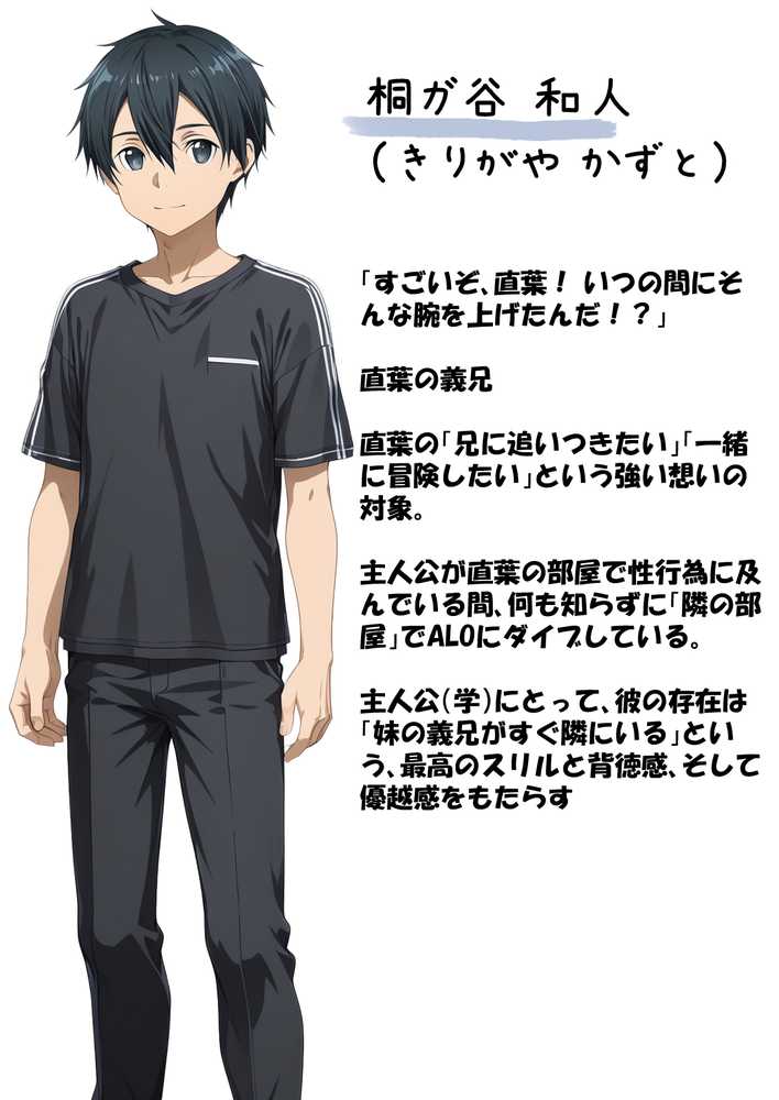 寝取られ堕ちるヒロイン SA〇 直葉 -無防備ま◯こをタダでヲタクが使わせて貰う話-