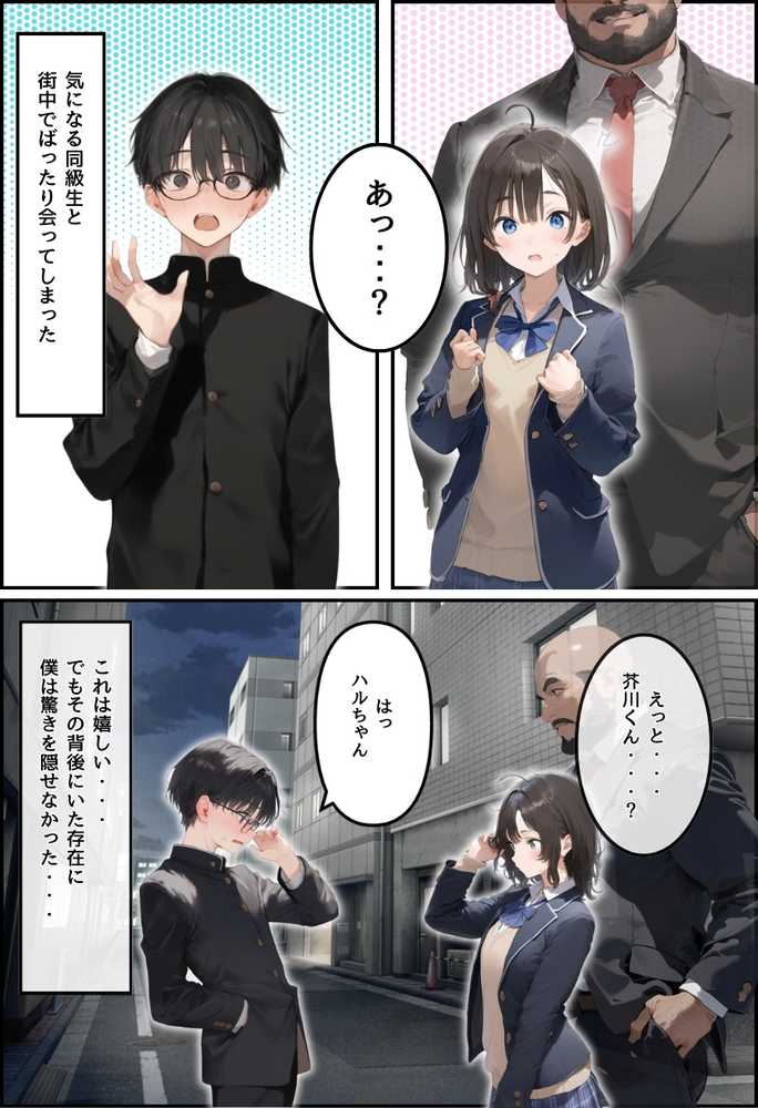 地味で華奢な裏垢女子がおじさんに甘やかされてハメ撮り撮影〜BSS編、僕が先に好きだったのに〜【竿役が種付けおじさんじゃないとヌケないんだが・・・】 (p33)