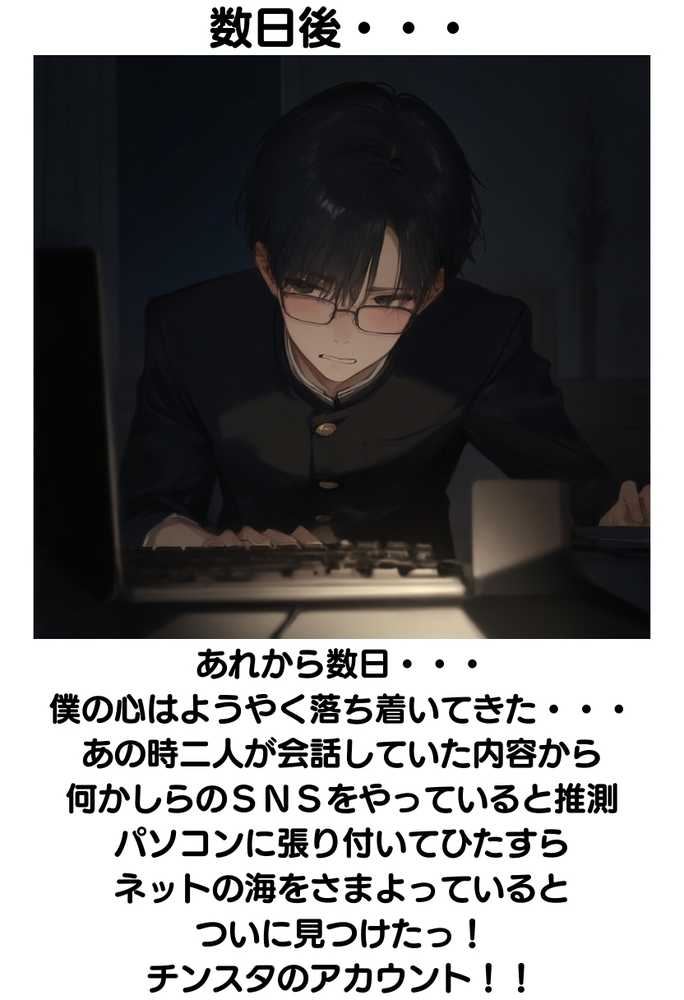 地味で華奢な裏垢女子がおじさんに甘やかされてハメ撮り撮影〜BSS編、僕が先に好きだったのに〜【竿役が種付けおじさんじゃないとヌケないんだが・・・】 (p88)