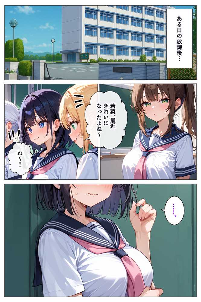 インチキマッサージ師とデカパイJKちゃんたち