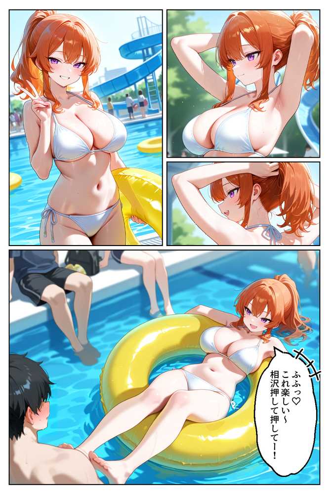 家出してきたクラスの人気ギャルが彼女になったらウォーターパークで何度も中出しHさせてくれた話【イチャラブ堂】 (p13)