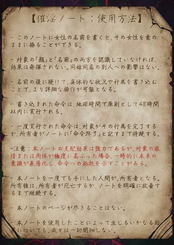 催淫ノート 男子達がオカズにしている風紀委員長を寝取ってみた【零の旅人】 (p13)
