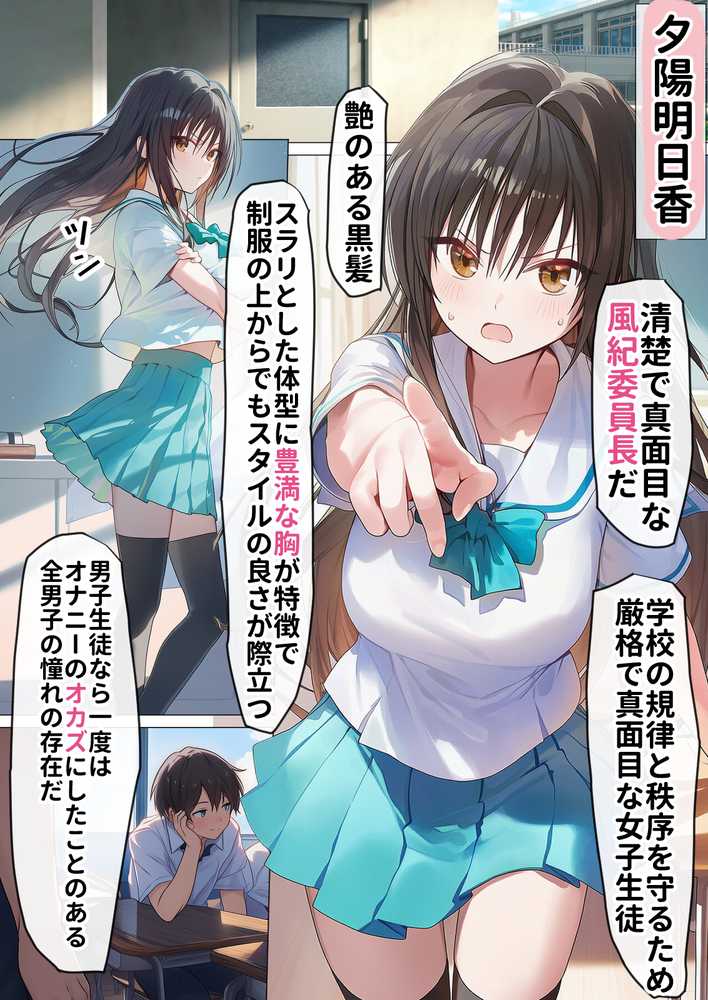 催淫ノート 男子達がオカズにしている風紀委員長を寝取ってみた【零の旅人】 (p2)