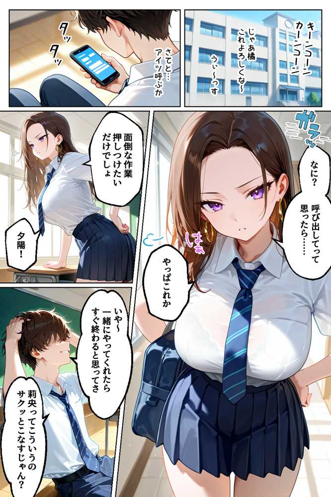 強気だけど実はチョロすぎる幼馴染ギャルー学校編ー