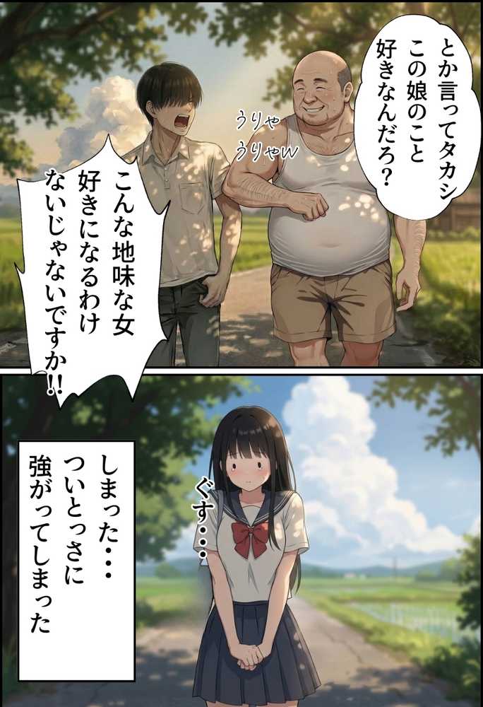 【僕のNTR夏休み】あの日見た種付けプレスを僕はまだ忘れられない6巻モブ顔編【竿役が種付けおじさんじゃないとヌケないんだが・・・】 (p19)