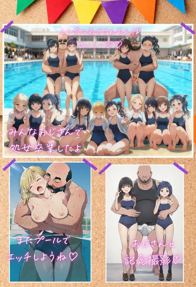 【大乱交】文化祭JKヘルス VS レンタルおじさんちんぽ