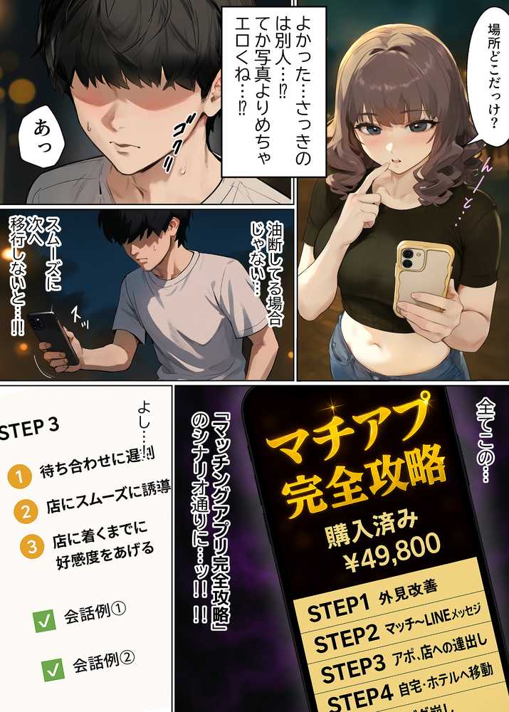 【実話】童貞マチアプ体験記!冴えないエンジニア(23)が愛を証明するまでwww【実話本舗】 (p2)