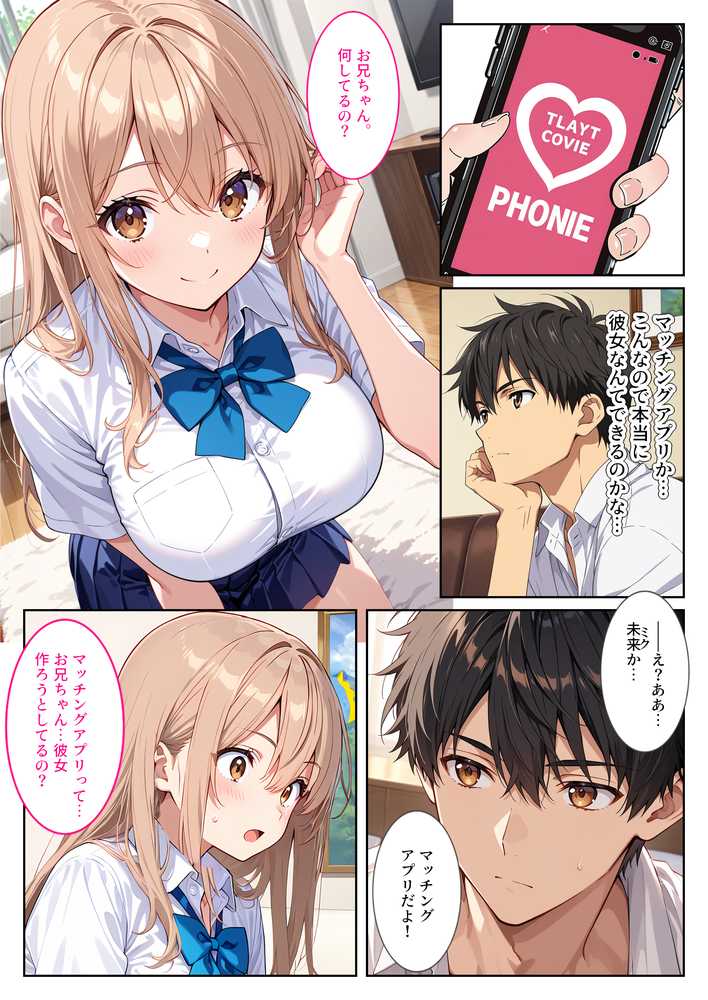 マッチングアプリで現れた爆乳妹に誘惑されて孕ませました！