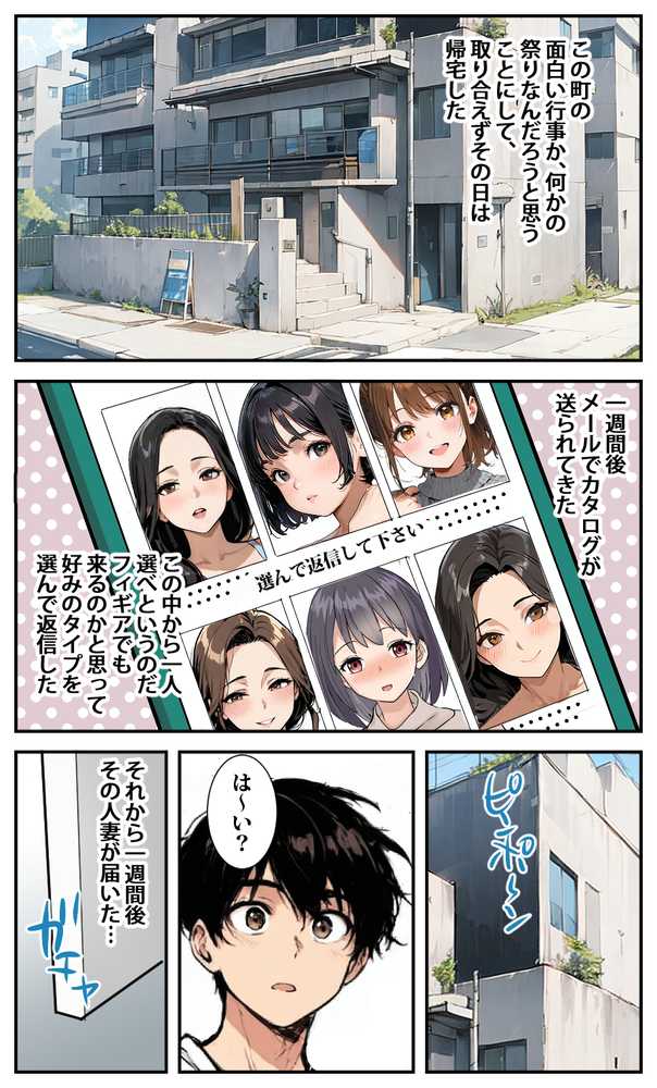 商店街の福引き引いたら人妻が当たった【東京漫画研究所】 (p12)