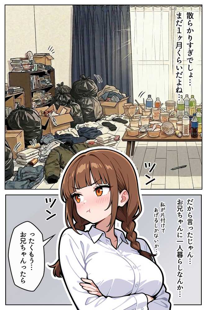 巨乳なツンデレ妹はほっとけない〜兄の家侵入編〜【ぱぴぷぺ本舗】 (p7)