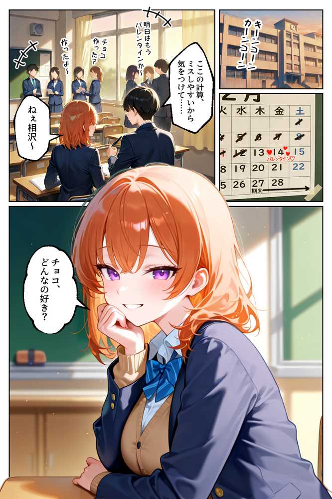 家出してきたクラスの人気ギャルが彼女になったらバレンタインに何度も中出しHさせてくれた話【イチャラブ堂】 (p2)