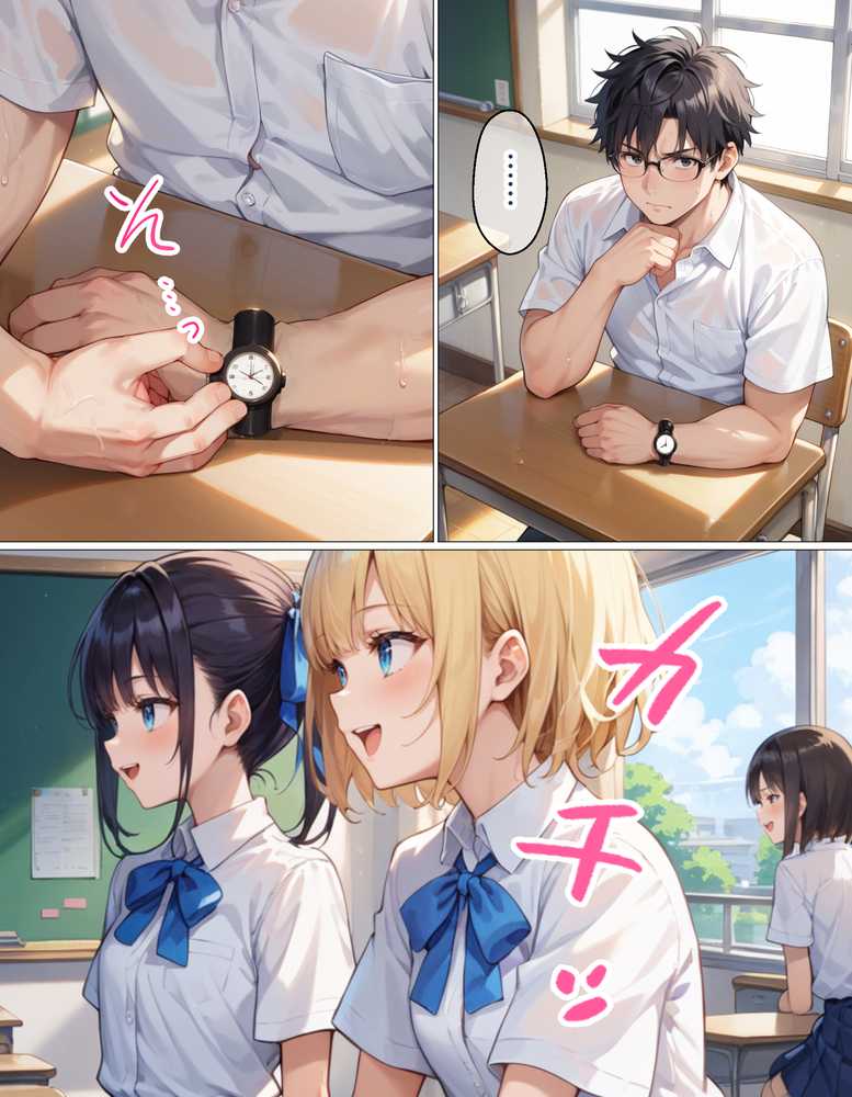腕時計のリューズを引っ張ったら時間が停止！？好き放題に女子生徒にイタズラした話