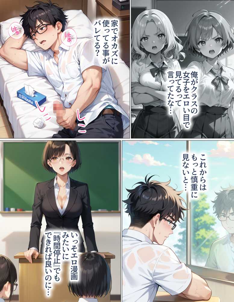 腕時計のリューズを引っ張ったら時間が停止！？好き放題に女子生徒にイタズラした話