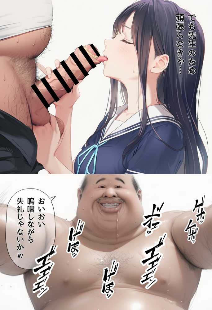 想いを寄せていた幼馴染みが中年メタボ教師(BMI40)と肉体関係だった件【竿役が種付けおじさんじゃないとヌケないんだが・・・】 (p40)