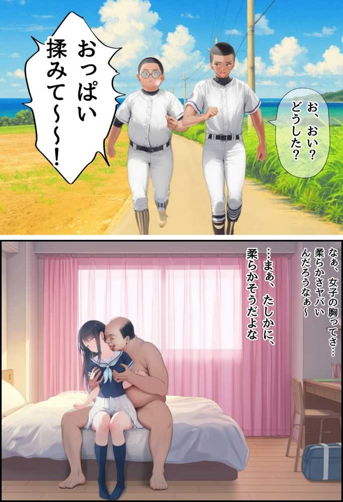 想いを寄せていた幼馴染みが中年メタボ教師(BMI40)と肉体関係だった件【竿役が種付けおじさんじゃないとヌケないんだが・・・】 (p53)