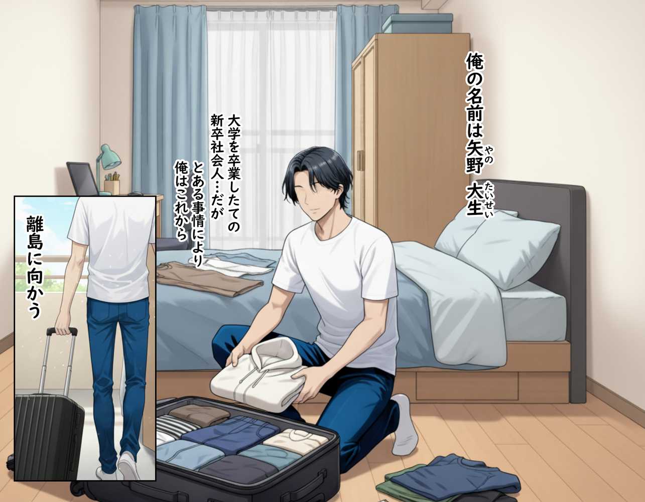 孕ませ島1〜離島の神社に呼ばれた俺が、島の未来のために子種を注ぎ続ける話〜【ハレノヒ】 (p1)