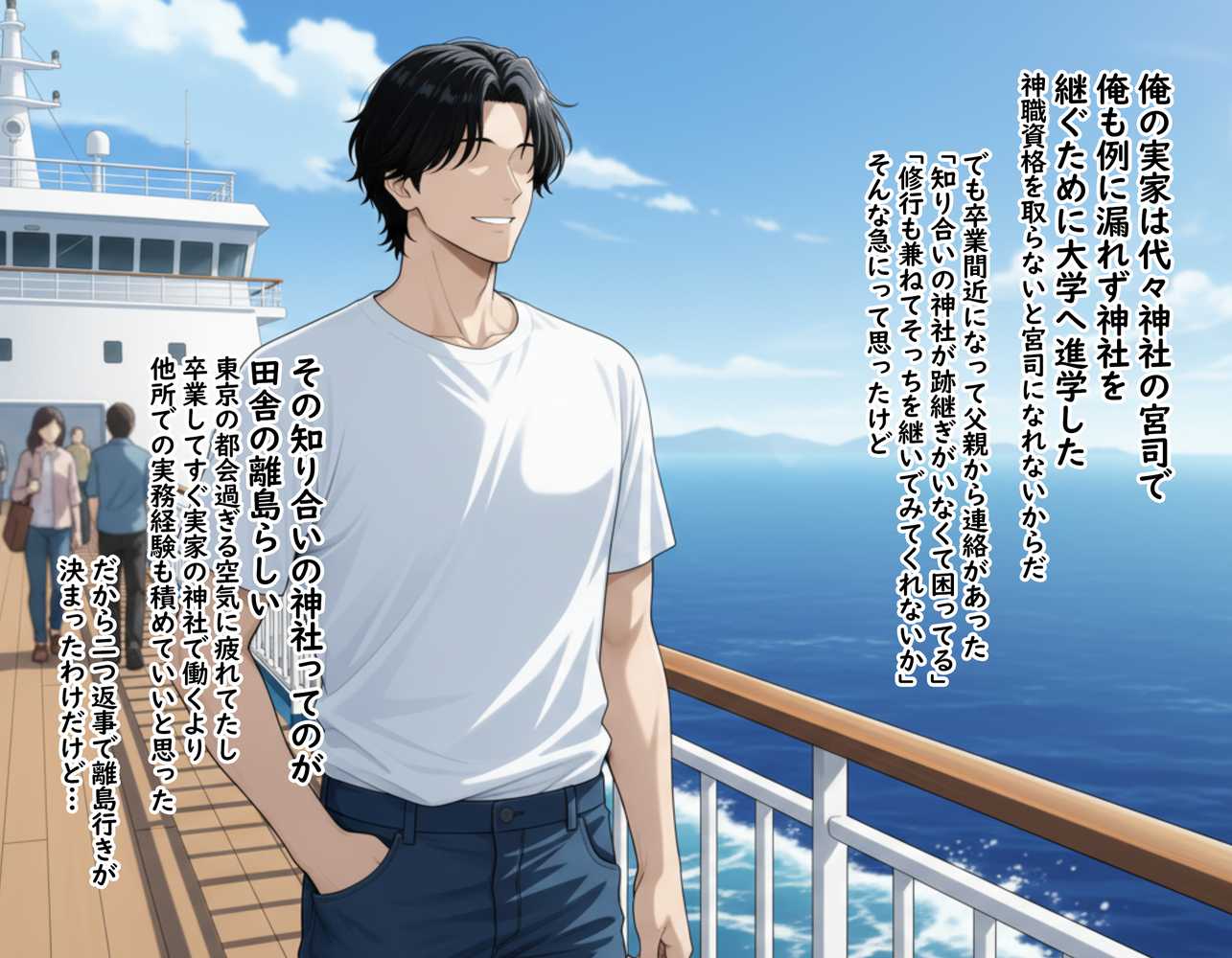 孕ませ島1〜離島の神社に呼ばれた俺が、島の未来のために子種を注ぎ続ける話〜【ハレノヒ】 (p2)