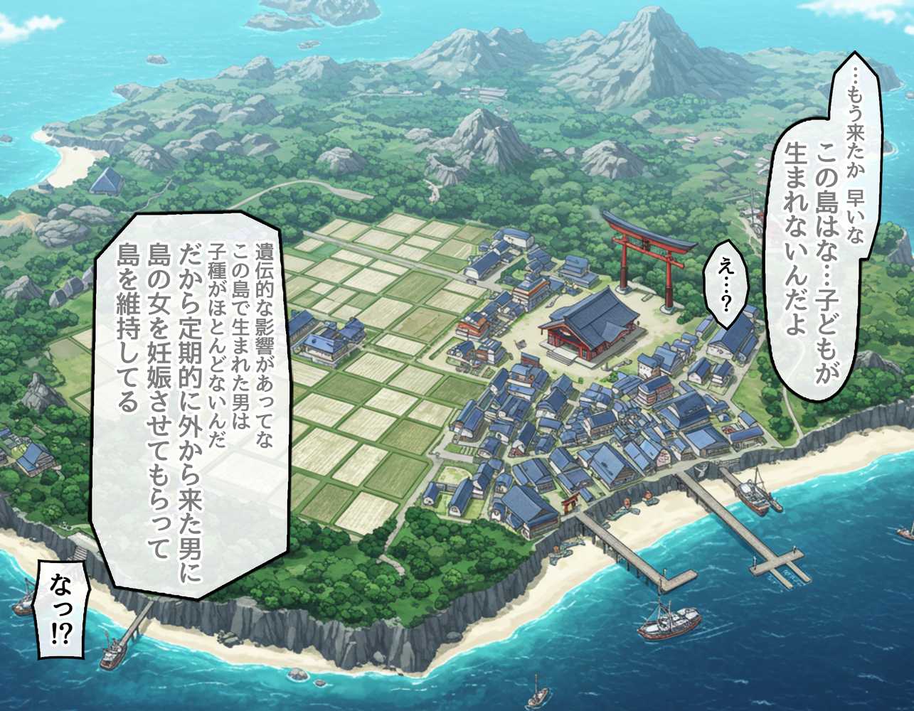 孕ませ島1〜離島の神社に呼ばれた俺が、島の未来のために子種を注ぎ続ける話〜【ハレノヒ】 (p49)