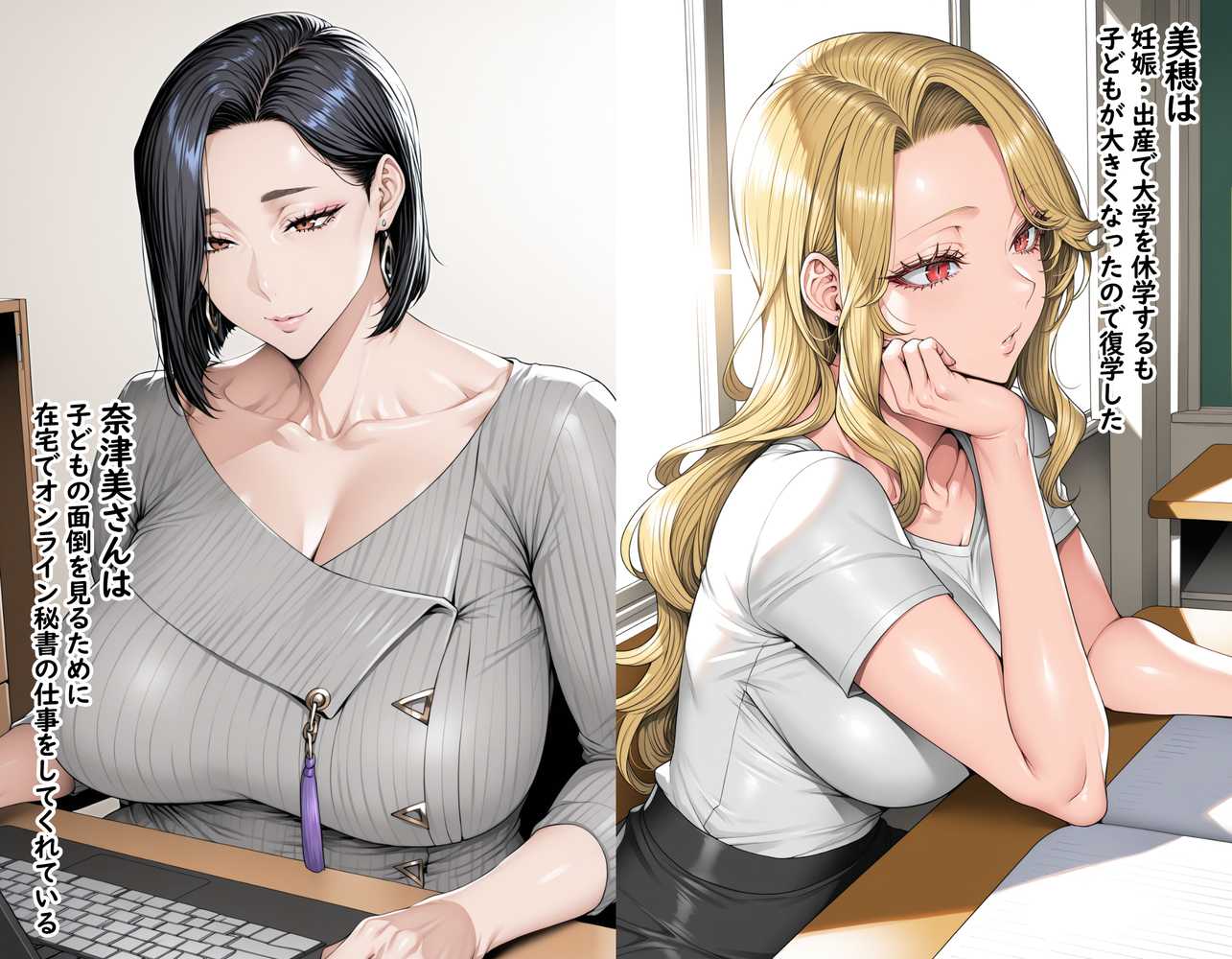 【総集編】どスケベなオバサンが娘の堕とし方を教えてあげる【ハレノヒ】 (p3)