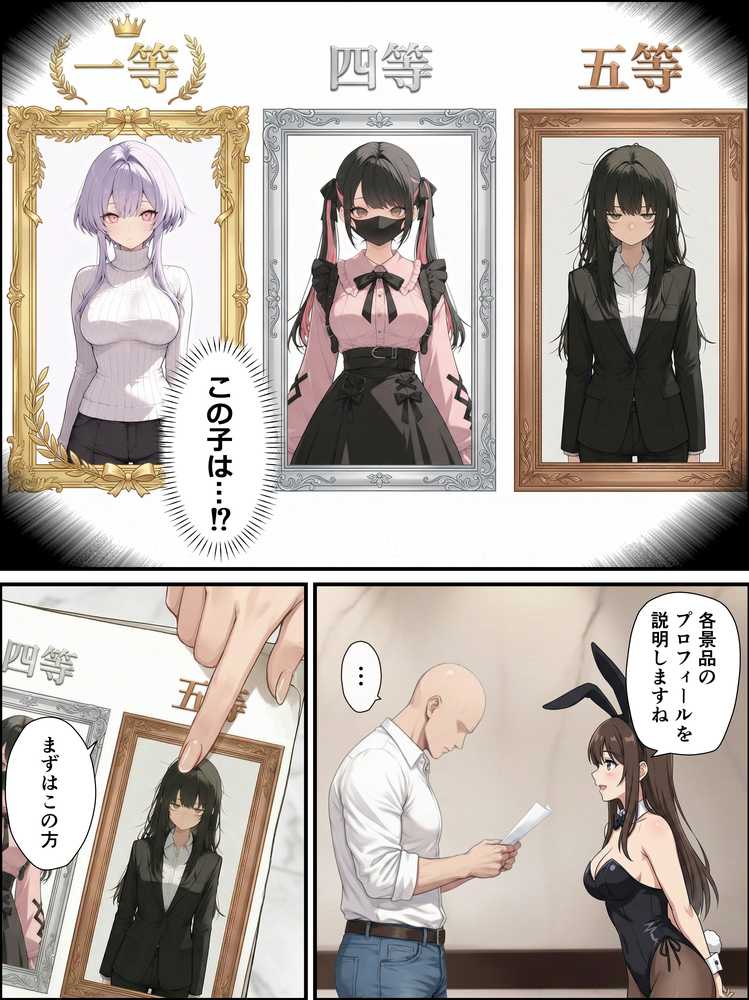 一獲千女〜女が当たる宝くじで一等を当てた男〜【片想いしていた同級生編】