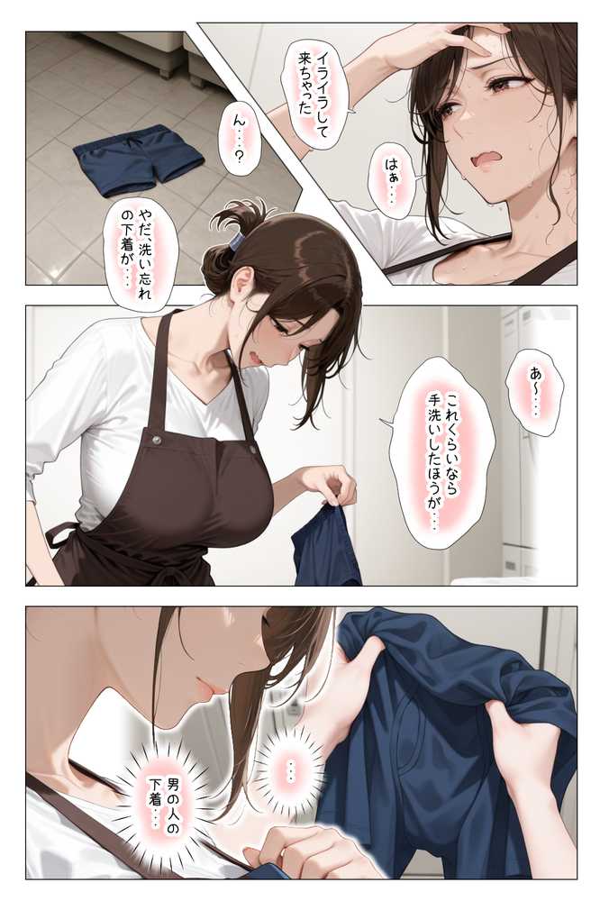 怒ってばかりの綺麗め家政婦さんが実は俺のパンツでオナニーするケツ穴大好き欲求不満ドスケベオバサンだった件