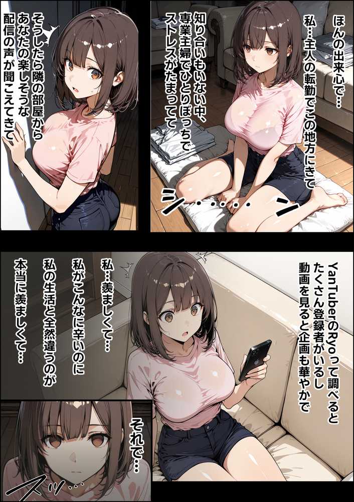 開示請求したら隣に住む若妻だったので、金の代わりに体を要求してみた