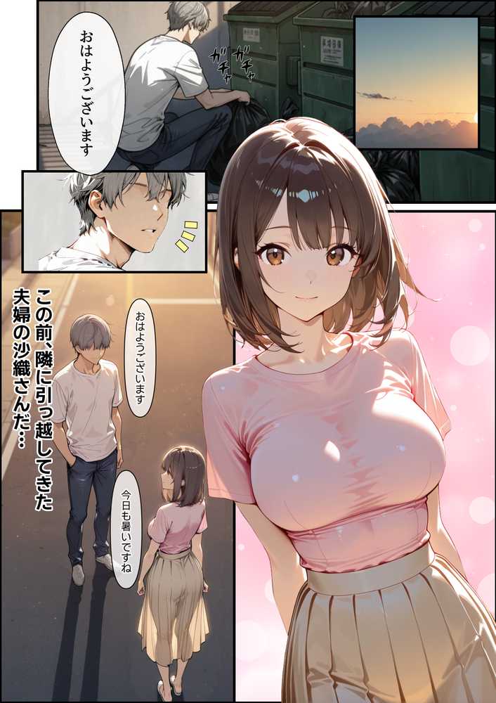 開示請求したら隣に住む若妻だったので、金の代わりに体を要求してみた