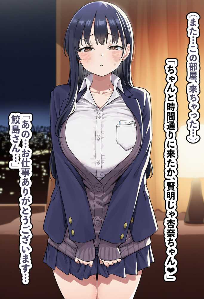 恵体モデル美少女・山〇杏奈が変態スケベ爺との濃厚ぶちゅキス生ハメに堕ち、歳の差60以上の夫婦になることを誓う話【美少女がキモ男に妊娠させられる?】 (p38)