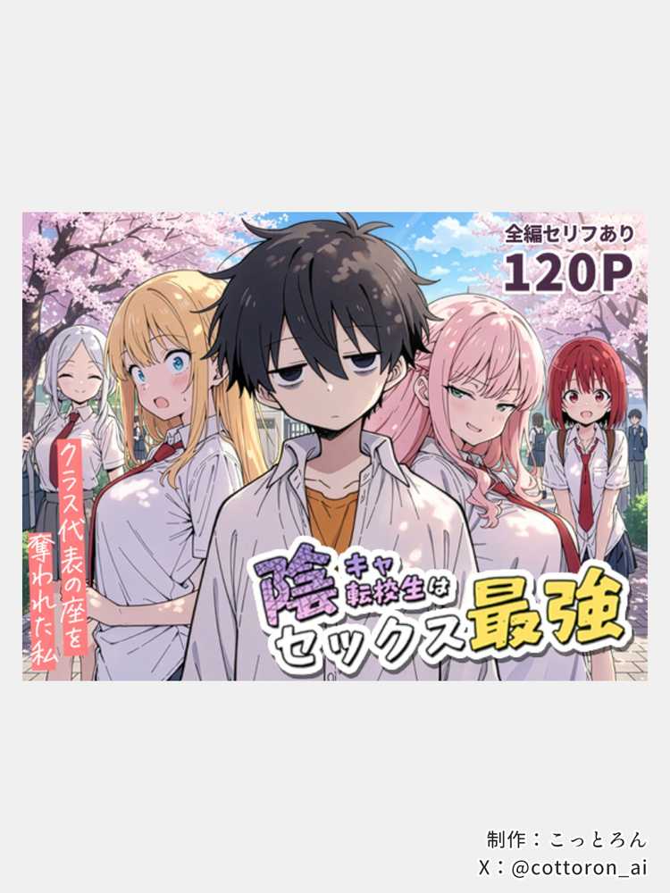 陰キャ転校生はセックス最強 - クラス代表の座を奪われた私 -