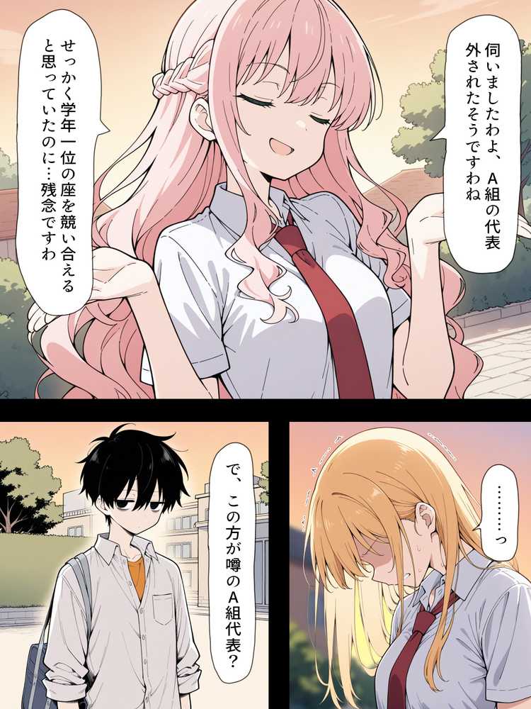 陰キャ転校生はセックス最強 - クラス代表の座を奪われた私 -