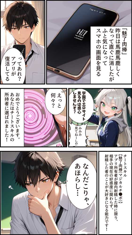 俺のチートスキル『魅了肉棒（マジカルチ●ポ）』がチートすぎて即堕ち学園ハーレム目指せるんですが！？