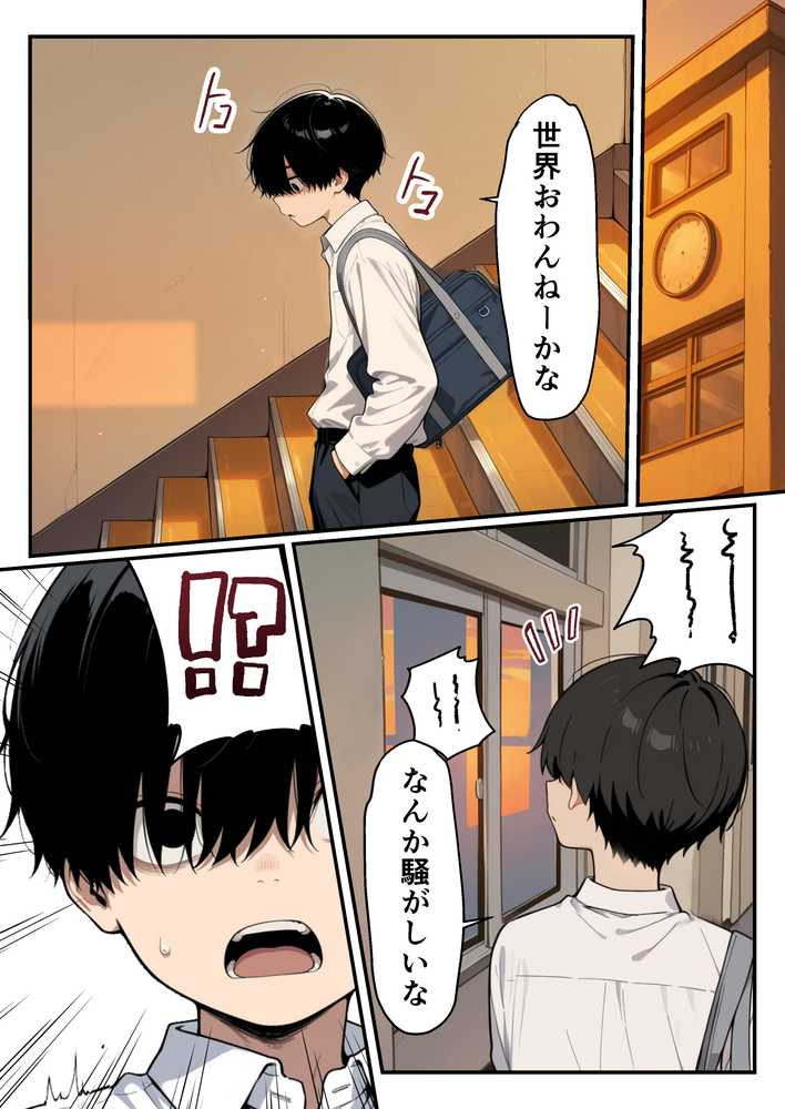 ゾンビに支配された学園で冴えない童貞のオタク君が少女たちの救世主になる話