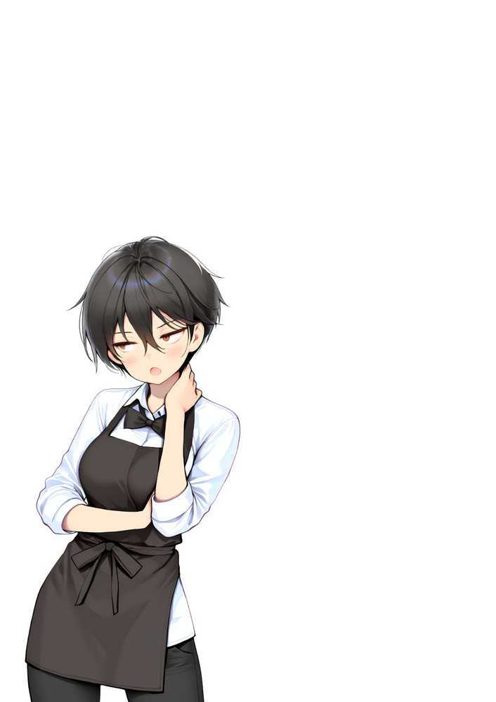 目つきの悪いボーイッシュなTSカフェ店員さんはお願いしたら中出しセックスさせてくれる（チョロい）