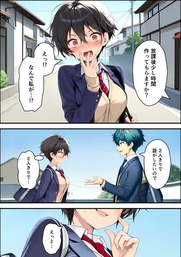 目つきの悪いボーイッシュなTSカフェ店員さんはお願いしたら中出しセックスさせてくれる（チョロい）