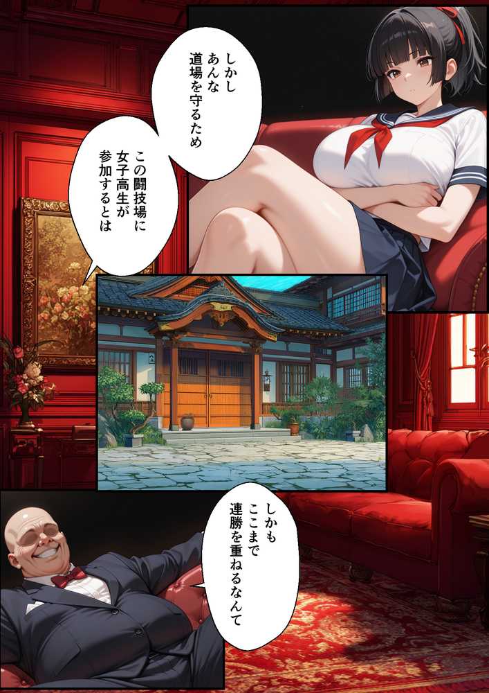 地下闘技場で格闘家が敗北してチン媚奴●になる話【バベル太郎】 (p12)