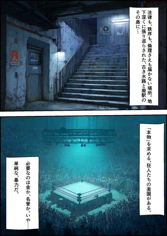 地下闘技場で格闘家が敗北してチン媚奴●になる話【バベル太郎】 (p4)