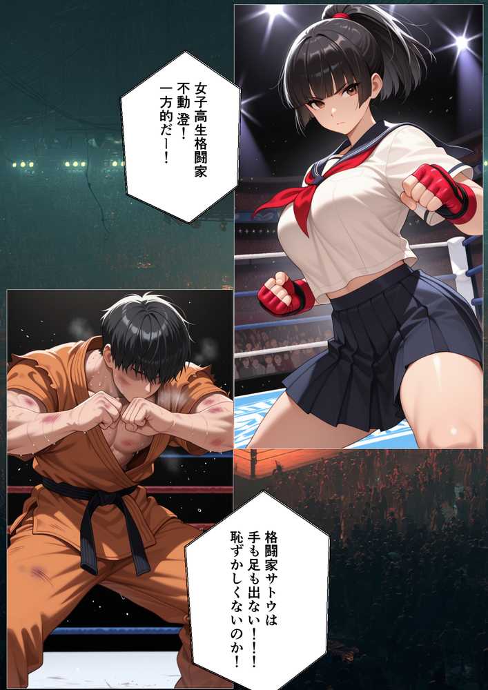 地下闘技場で格闘家が敗北してチン媚奴●になる話【バベル太郎】 (p5)