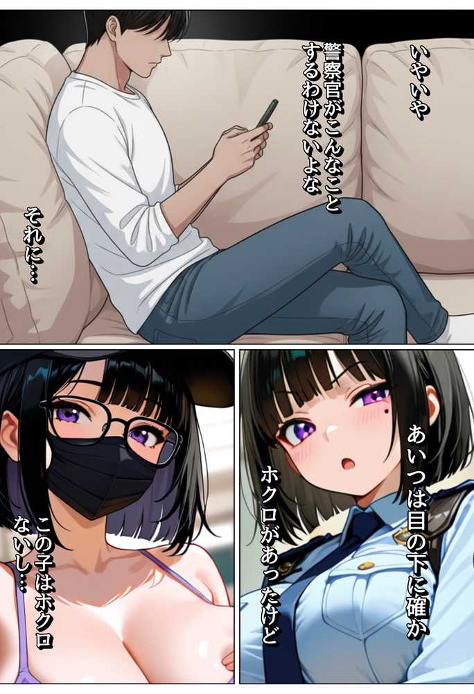強気な裏アカ警察官、潮だくセックスで二か月後に分からされる話【ぐれーぞーん】 (p24)