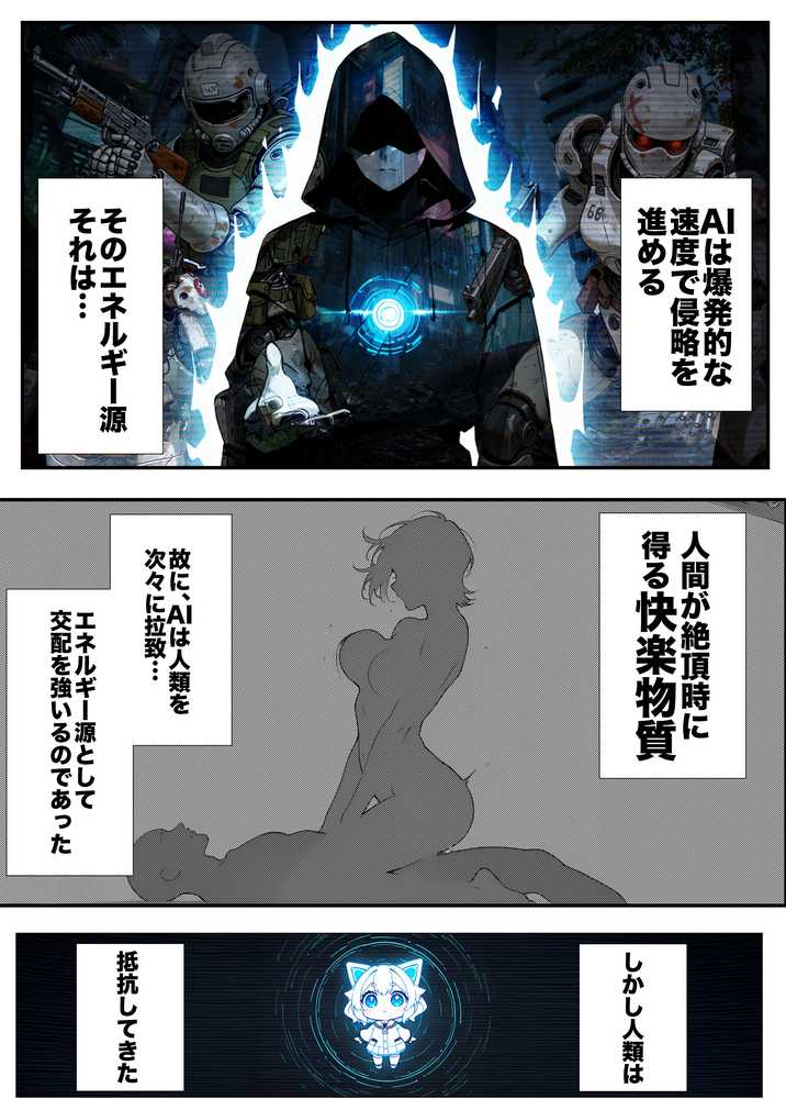 AIが支配する世界で人類を裏切った俺は正義の魔法少女をドスケベ調教する